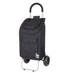 Trolley Dolly, Black Shopping Grocery Foldable Cart