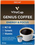 Decaf Genius Keto Coffee Pods with 