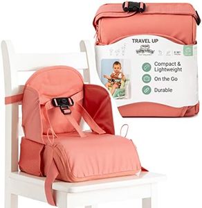 BabyToLove Travel Up Asiento elevador para bebé y almacenamiento | Ligero sobre la marcha y fácil de llevar | Rust