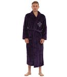 Plush Robe for Women and Men | His and Her Robes with Personalization Options | Super Soft Luxurious Spa Bathrobes (Small-Medium, Purple)