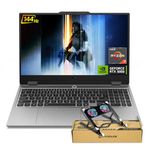 Lenovo LOQ RTX 5050 Gaming Laptop, 15.6" FHD 144Hz, AMD Ryzen 7 250, 64GB DDR5 RAM, 1TB PCle M.2 SSD, Backlit Keyboard, RJ-45, Wi-Fi 6, Bundle with PCO Laptop Cooler, Grey, Windows 11 Home