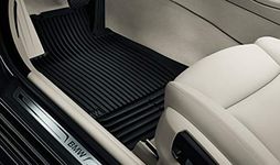 BMW Genuine Front Floor Mat All Weather Black RHD Fits F10 F10 LCI 51472350432