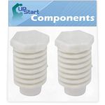 2-Pack 49621 Leveling Foot for Whirlpool, Kenmore & Maytag Dryers. Compatible 49621 Leveling Foot for Part Number 49621, AP4295805, EA1609293, PS1609293, 279810, 1373044, 3392100, 40021, 4319350