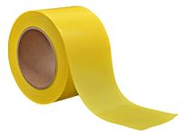 WOD BRC-YNP Yellow Barricade Flagging Tape - 3-inch x 200 ft. Bright Color Non-Adhesive for High Visibility & Safety at Workspace, Construction, Trails, Hazardous Areas, and Party Decoration.