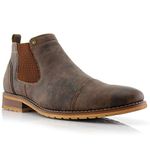 Ferro Aldo Sterling MFA606325 Mens Casual Chelsea Slip on Ankle Boots brown Size: 10.5