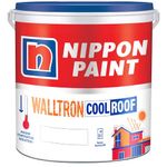 Nippon Paint Walltron- Summer Cool Roof | 30% Extra | 13 Kg |10 Litre | Solar Reflective Roof Coating | Heat Resistance Paint | High Sri (13Kg ~10 Litres), White