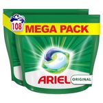 Ariel All-in-1 Pods, Washing Liquid Laundry Detergent Tablets/Capsules, 108 Washes (54 x 2)