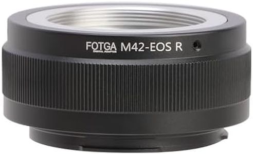 FOTGA M42-EOSR Lens Adapter Converter Ring for M42 Lens Compatible with Canon EOS R R3 R5 R5C R6 Mark II R7 R8 R10 R50 R100 RP EOSR Mount Mirrorless Camera