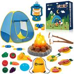 MITCIEN Kids Camping Toys Campfire /Fruit Toys Boys Girls Indoor and Outdoor Pretend Play