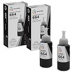 LD © Compatible Epson 664 / T664 / T664120 Set of 2 Black Ink Bottles for use in Expression ET-2500, ET-2550, ET-2600, ET-2650 & WorkForce ET-16500, ET-4500, ET-4550