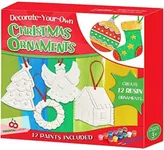 Christmas Crafts for Kids - DIY Christmas Tree Decorations Resin Ornaments Kits (Includes Paints Brushes) - Stocking Stuffers DIY Xmas Ornaments for Kids Toddlers Girls Boys Ages 3-5 4-8 8-12
