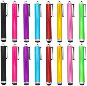 FUNNTY 16 Pack Stylus Pen Set, Universal Capacitive Touch Screen Phone Styli Stylus Compatible with iPad, iPhone, Samsung Tablet