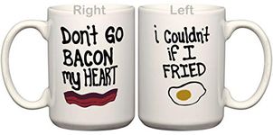 BeeGeeTees Don't Go Bacon My Heart I Couldn't If I Fried Coffee Mug (1-15 oz Mug)