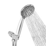 Shower Head with Hose, Arespark 5-Modes High Pressure Handheld Shower Head Set, 4.1" Chrome Rain Bathroom Shower Head with 59" Hose, Adjustable Brass Joint Holder