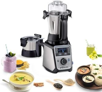 Hamilton Beach Professional Juicer Mixer Grinder 58770-IN, 1400 Watt Rated Motor, Triple Overload Protection, 2 Stainless Steel Leakproof Jars, 2 Lids, Triple Safety Protection, Intelligent Controls