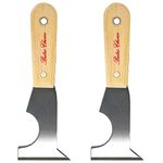 Bates- Paint Scraper, Taping Knife, Pack of 2 Putty Knife Scraper, Scraper, 5 in 1 Tools, Spackle Knife, Caulk Removal Tool, Painters Tool, Paint Can Opener, Paint Remover for Wood, Wallpaper Scraper