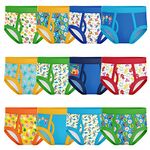 Coco Melon Boys' 12-Pack Briefs in Avent Box with Success Chart and Stickers for Potty Training Fun Sizes 2/3t, 4t & 5t, 12-pack Cocomelon, 2-3 Years