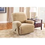 Surefit Ottoman, Stretch, Cream Color, Recliner