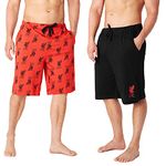 Liverpool F.C. Mens Shorts, Official Merchandise Liverpool Football Club Gifts for Men and Teenagers (Red/Black, XL)