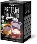 Protein Hot Chocolate, 15g Protein, Variety Pack, Keto Hot Chocolate Mix, Low Carb Hot Cocoa, Includes Up To 4 Different Flavors, Instant Hot Coco (1 Box)