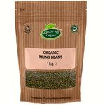 Organic Mung Beans 1kg by Hatton Hill Organic - Free UK Delivery