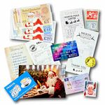 KateCreate Santa's Lost Wallet Content (Money, Flying Licence, Paying Card, Receipt, Mrs Clauses Photo, North Pole Stamps, lotto Coupon)