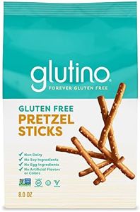 Gluten Free by Glutino Pretzel Sticks, Delicious Everyday Snack, Lightly Salted, 8 Ounce