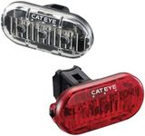 CatEye Omni 3 F/R Set TL-LD135 Cycling Lights and Reflectors - Black,36.0 X 75.0 X 21.9mm