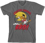 Looney Tunes Speedy Gonzales Hasta Luego Bro Boy's Charcoal T-Shirt-XS