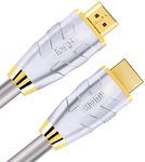 4K HDMI Cable 1M HDMI Lead - Ultra High-Speed 18Gbps HDMI 2.0b Cord 4K@60Hz Support Fire TV, Ethernet, Audio Return, Video UHD 2160p, HD 1080p, 3D, Xbox PlayStation PS3 PS4 PC - IBRA ADVANCE