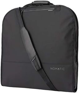 NOMATIC Garment Bag- Premium Black Nylon Garment Bag, Travel Hanging Luggage Garment Bag with Shoe Compartment, Holds Up To 3 Suits Plus Accessories, V2