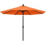 ABCCANOPY 9' Patio Umbrella Table Market Umbrella with Push Button Tilt for Garden, Deck, Backyard and Pool,Orange