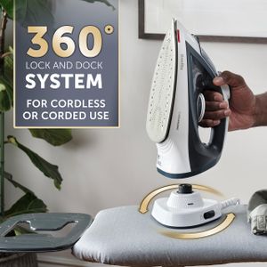 Breville Turbo Charge Cordless Iron – Powerful Steam, Lightweight