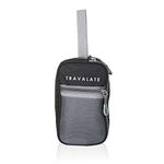 TRAVALATE Solid 11 Cms Cosmetic Pouch (L_TR1366_Black)