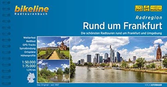 Rund um Frankfurt: Die schönsten Radtouren rund um Frankfurt und Umgebung. 1:50.000, 1:75.000, 1.270 km, wetterfest/reißfest, GPS-Tracks Download, LiveUpdate (Bikeline Radtourenbücher)