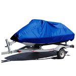 Budge BA-51 Jet Ski Cover Fits Jet Skis 106" to 115" Long, Blue, Fits Jet skis 106" to 115" - 2 Stroke