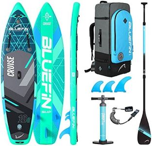 Bluefin Cruise 10'8 Aufpumpbares Paddleboard| SUP-Board für Erwachsene| Bluefin Cruise 10'8 SUP| Tragbar & Reisesicher | Paddleboard-Paket| Inklusive Paddleboard-Zubehör