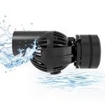 hygger Aquarium Wave Maker Pump,360° Rotating Aquarium Circulation Pump,3000LPH 4W Ultra-silence Fish Tank Powerhead,Wave Maker for Aquarium with Strong Magnet Suction Base for 11-56L Tanks