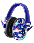 Dr.meter Kids Ear Defenders Children Noise Cancelling Headphones for Kids with Adjustable Head Band - Kids Ear Protection for Monster Jam Fireworks Concerts and Football Game blue