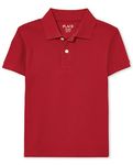 Red Golf Shirt For Boys