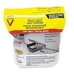 Victor M923CAN Fast-Kill Brand Refillable Mouse Bait Station - 16 Baits