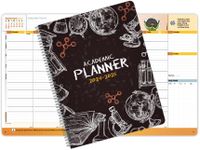 Dated Middle High School Student Planner 2024-2025 Academic School Year, Large (8.5" by 11") Matrix Style Datebook with Classic Middle/High Matrix Cover