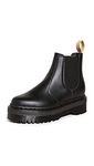 Dr. Martens Women's Vegan 2976 Quad Chelsea Boots, Black, 9 Medium US