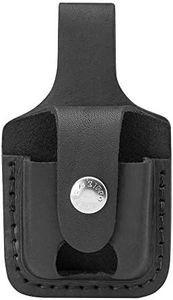 Zippo Black Lighter Pouch with Loop and Thumb Notch