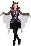 Spooktacular Creations Child Girl Miss Battiness Costume for Halloween Dress Up Party, Themed Parties, Cosplay, Everyday Play Small (5-7 yrs)