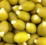 Greek Olives Stuffed with GARLIC - 2Kg (Drained Weight) (1.5KG (800g DWT))