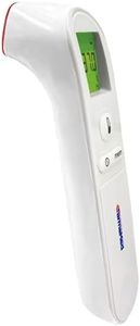 FARMAMED Termometro Digitale Infrarossi Frontale senza contatto, fronte, ambiente, oggetti, Display Retroilluminato a 3 colori, adatto per neonati, bambini e adulti