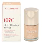 Skin Illusion Velvet Foundation - 107C Beige by Clarins for Women - 1 oz Foundation