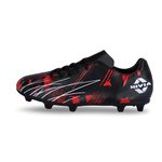 Nivia Infra 2.0 Men’s Football Shoes | Lightweight Comfort & Maximum Grip | Best for Competitive Soccer Players | Sports Cleats | Football Footwear | Football Sports Shoes | (Black) | Size-UK10
