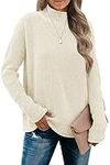 MEROKEETY Women's Long Sleeve Turtl